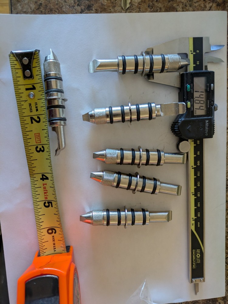 6x Four-Wheel Alignment System Clamp Positioning Reversible Rim Claw