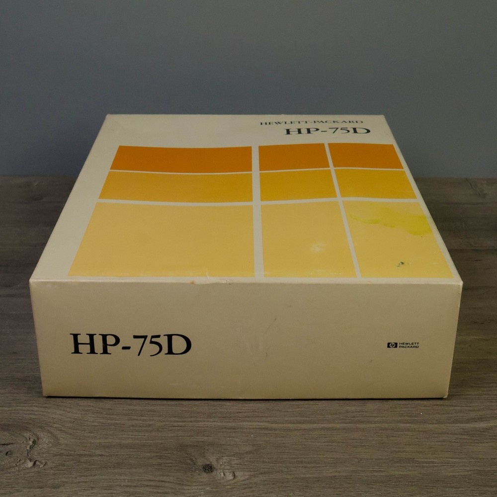 HP-75D Handheld Computer VTG Hewlett Packard EXCELLENT In Box Complete Bundle