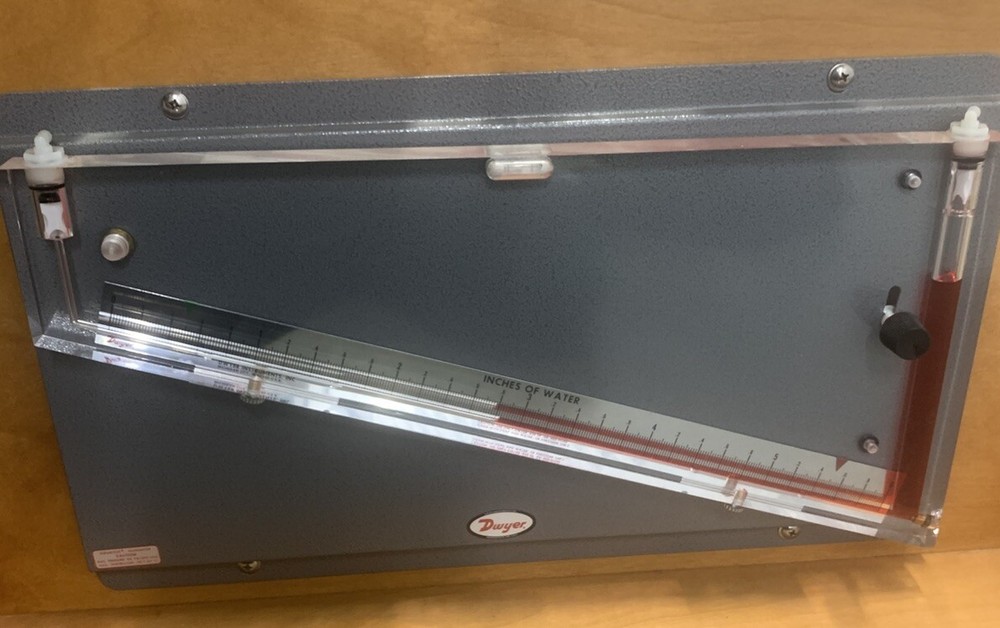 Airflow Measurement Systems Manometer Panel