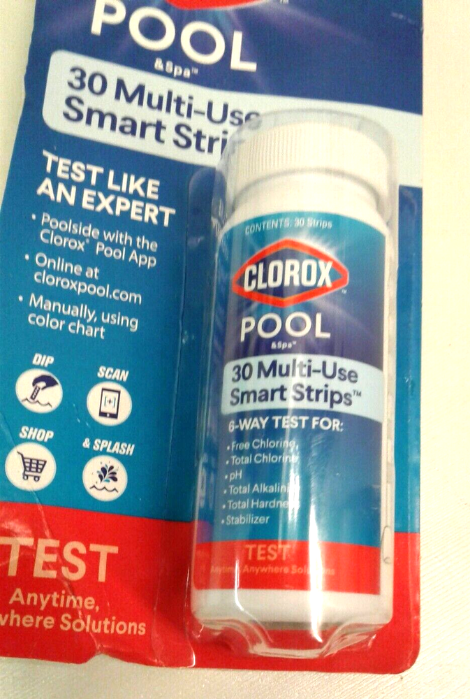 Clorox Pool&Spa Multi Use Smart Testing Strips (30 Strips)