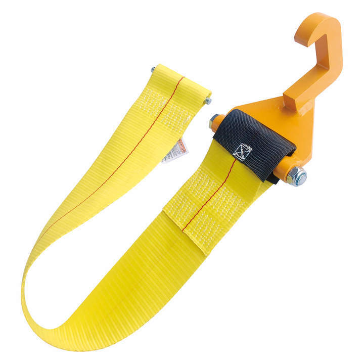4" x 3' Tow Hook Roll Off Container Winch Strap Assembly