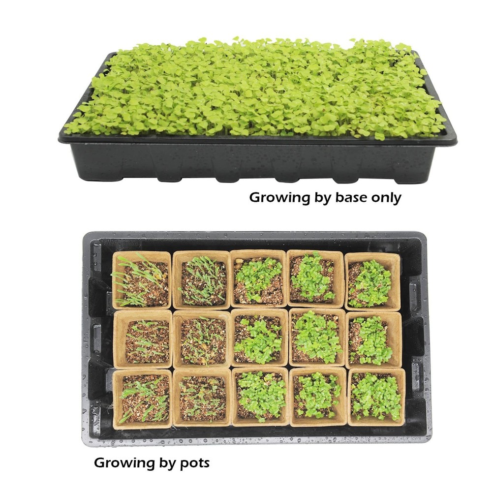 Seed Starter Kit with Peat Pots for Seedlings Seed Starter Tray, Including 10...