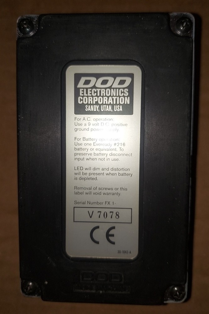 DOD ICE BOX FX64 STEREO CHORUS EFFECTS PEDAL