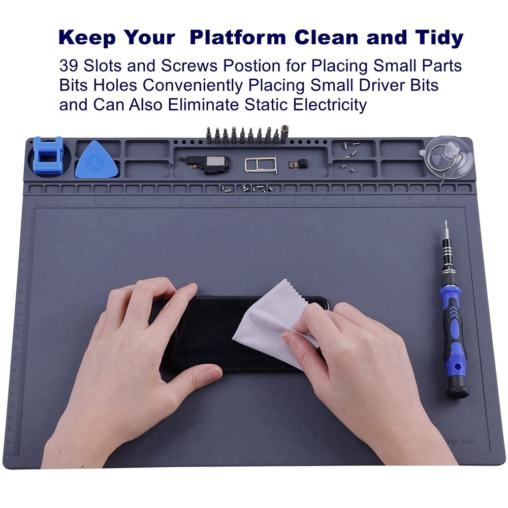 Anti Static Mat for PC Building Computer Electronics Repair Heat Resistant 93...