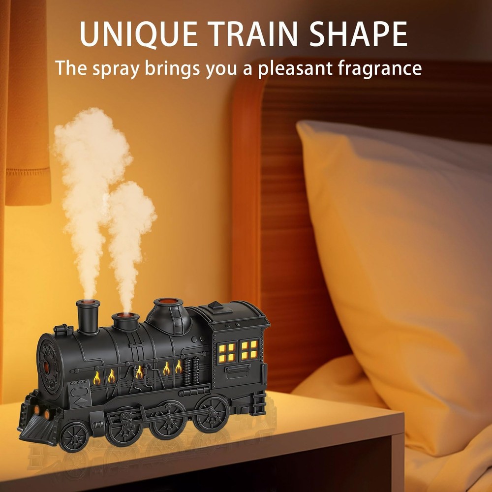 Train Diffusers for Essential Oils,300ml Magic Diffuser, Large Black