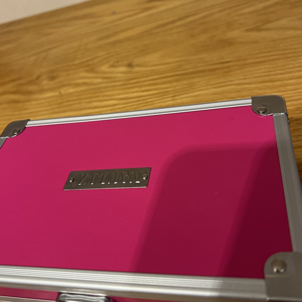 Vaultz Locking Supply Box-Pink w. Keys