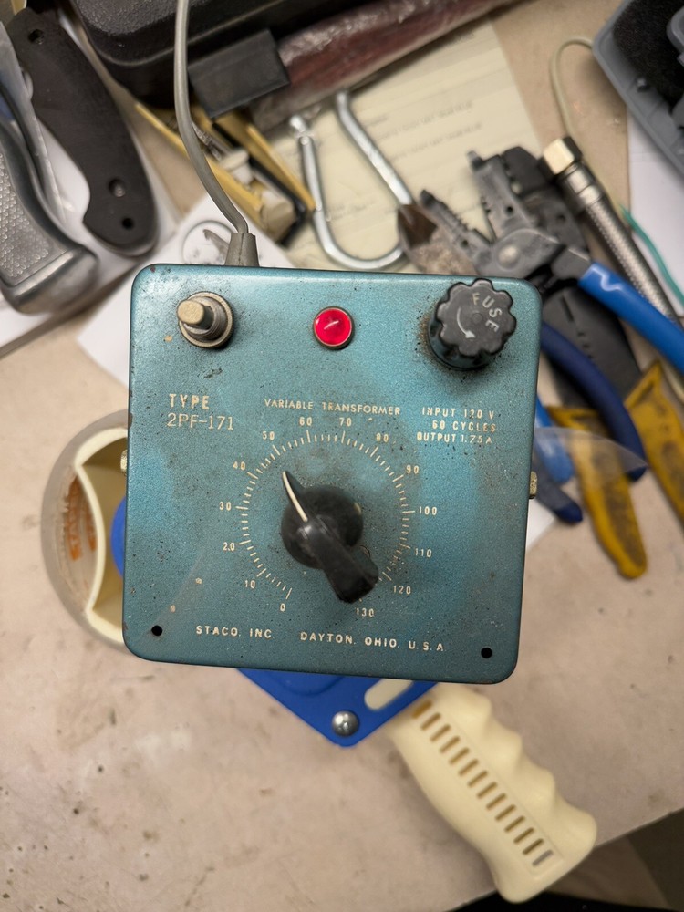Staco 2pf-171 Variable Transformer