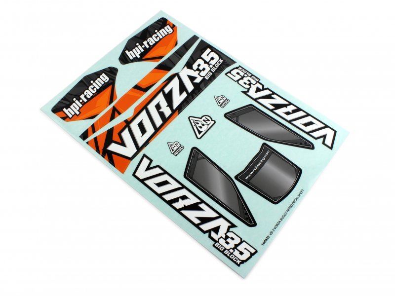 HPI Racing - Vorza Buggy Nitro VB-2 Decal Sheet