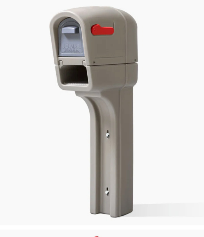 STEP2 MAILMASTER Express Plus Plastic Mailbox, Newspaper Slot Model 578700