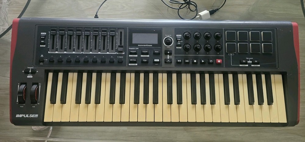 Novation Impulse 49 USB MIDI Controller – 49 Keys with Pads (Used)
