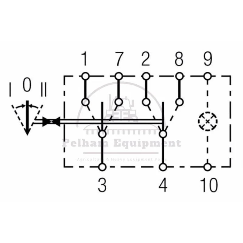 Lift/Lower Toggle Switch 5010001 for Machinery - Durable & Reliable