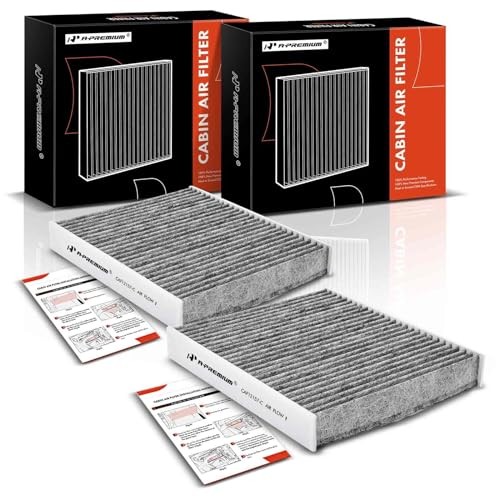 2-PC Cabin Air Filter with Activated Carbon - Compatible with Lexus, Mazda & ...