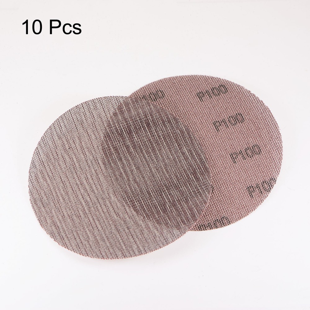 10pcs 100 Grits Mesh Sanding Discs 6 Inch Hook and Loop Sanding Net