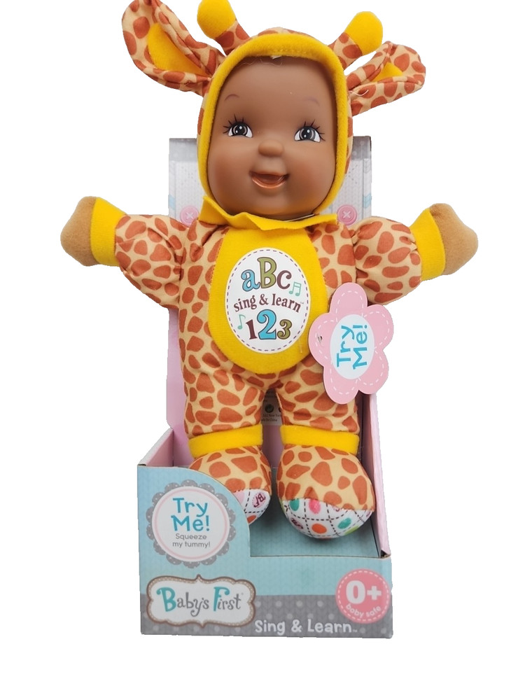 Goldberger Doll Baby's First Sing & Learn Giraffe