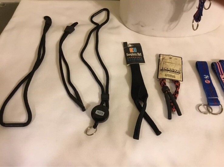 16 Assorted Keychains/Eyeglass Clip Holders/Eyewear Retainer !!!