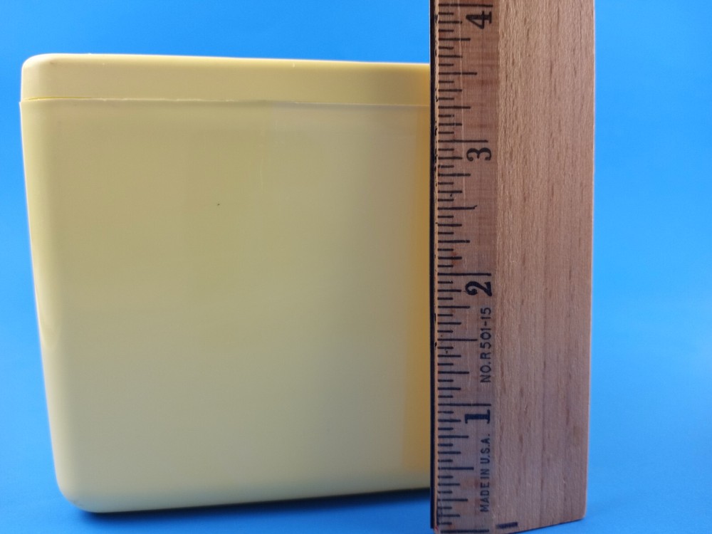Baby Magic Yellow Wipe Box Vintage