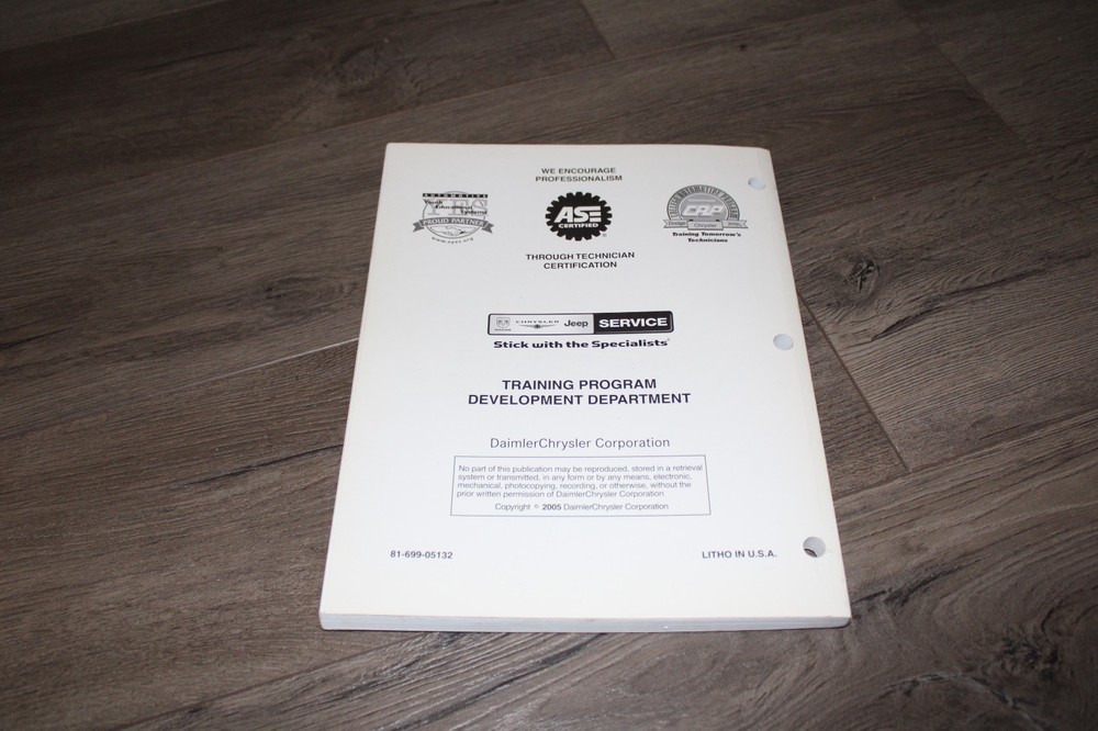 Mopar Air Conditioning Diagnosis & Service training student manual 2005