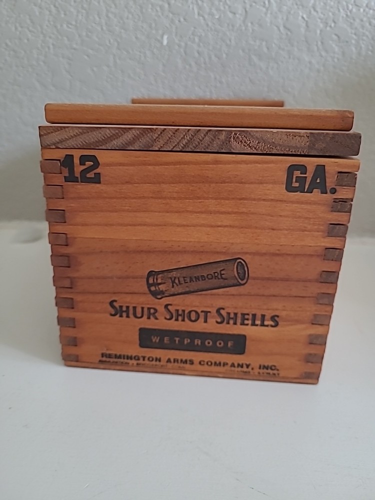 Remington ,amunition Wooden Box.
