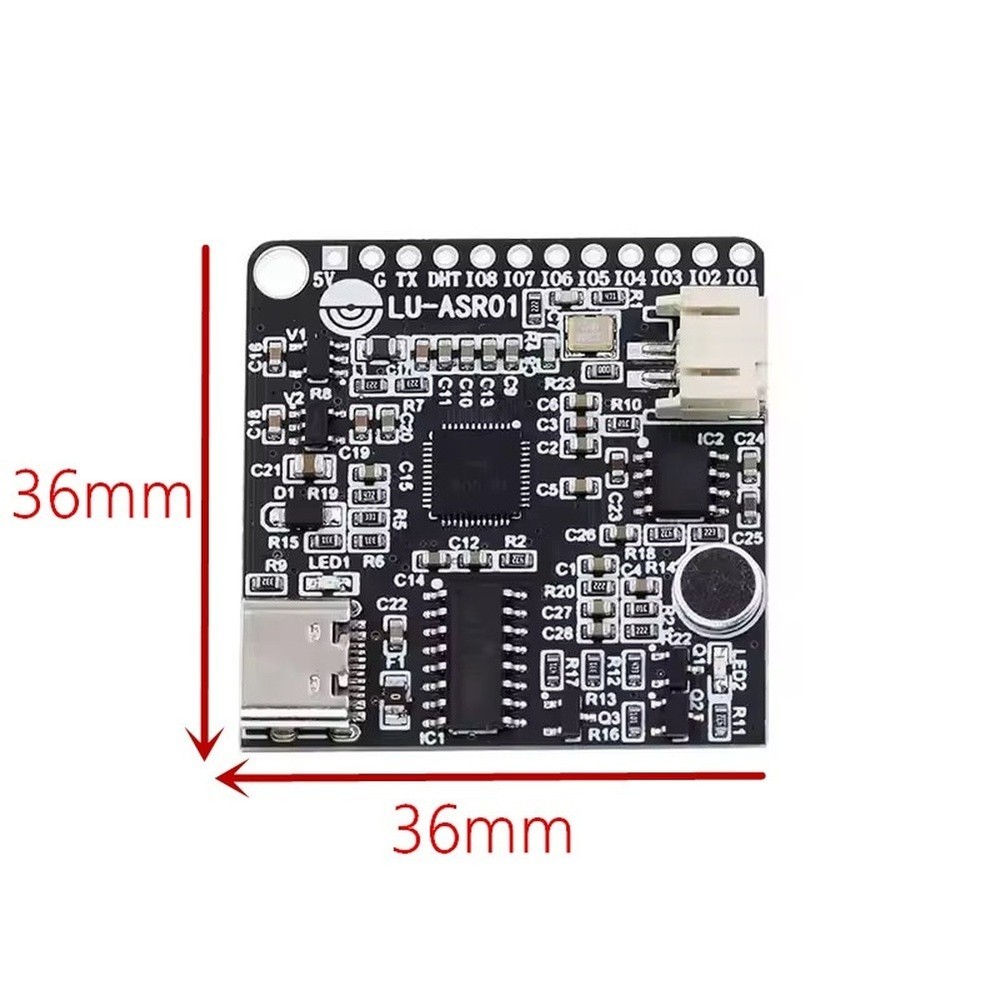 LU-ASR01 Speech Recognition Module with UART Output and 10 Meter Sensing Range