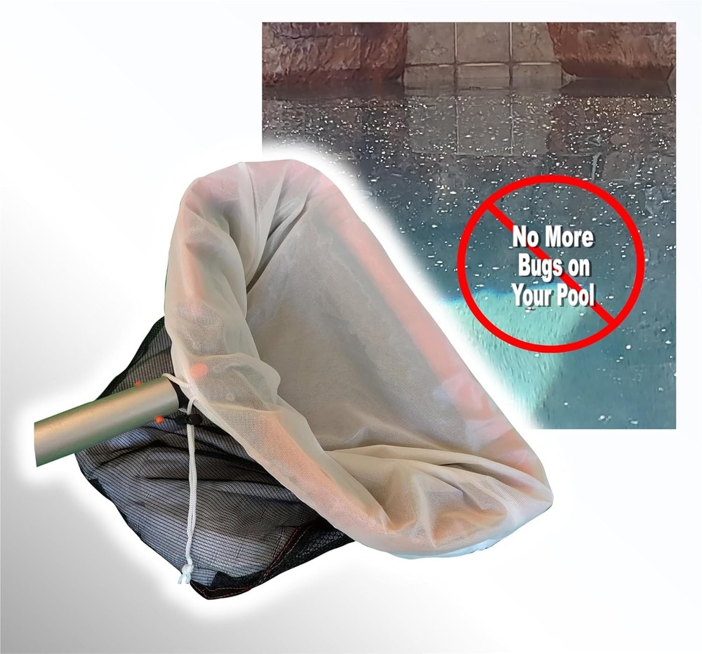 Fine Mesh Pool Net Insert Collects Sand Pollen Tree Dust Tiny Bugs