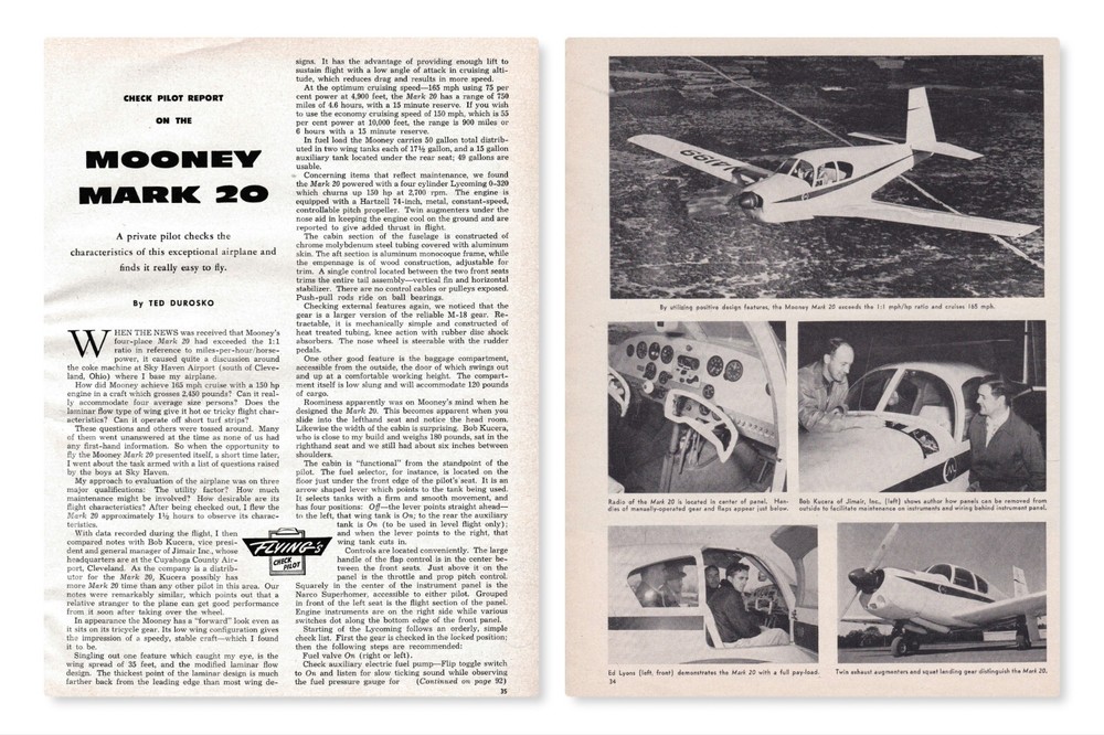 Mooney Mark 20 Aircraft Report 2/8/2025a