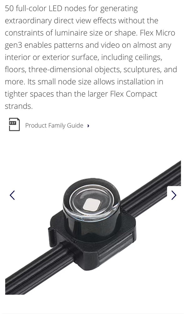 Philips color kinetics Flex Micro Gen3 Rgb