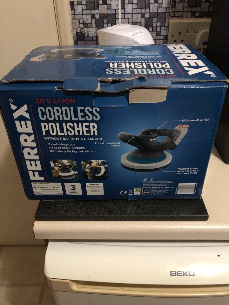 Cordless Polisher & Battery