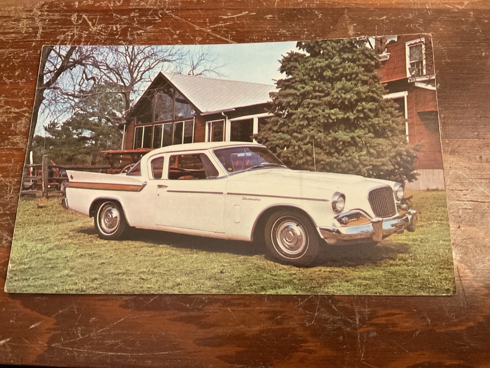 Vintage 1961 Studebaker Hawk - Post Card #459 Unused