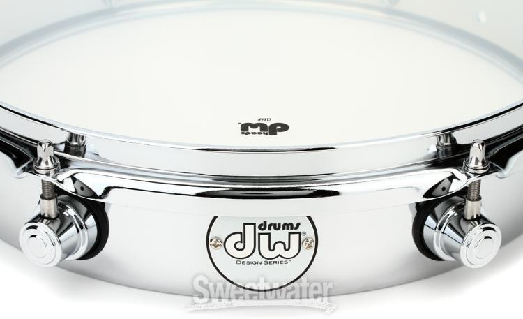 DW Design Series Chrome Piccolo Tom w/bracket - 12"