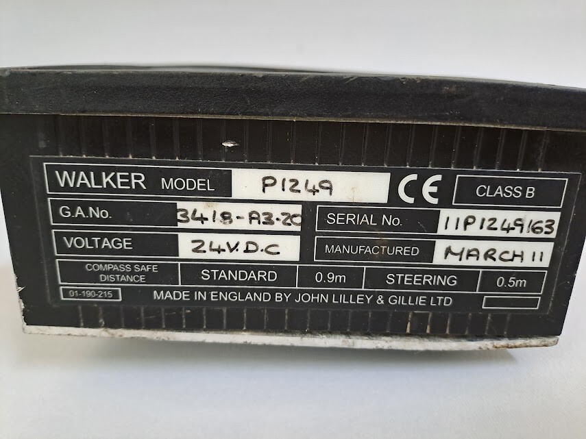 John Lilley & Gillie Walker P1249 Anemometer Wind Data AS IS