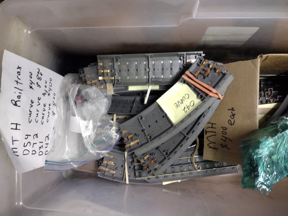 MTH REALTRAX CURVES MISCELLANEOUS SIZES