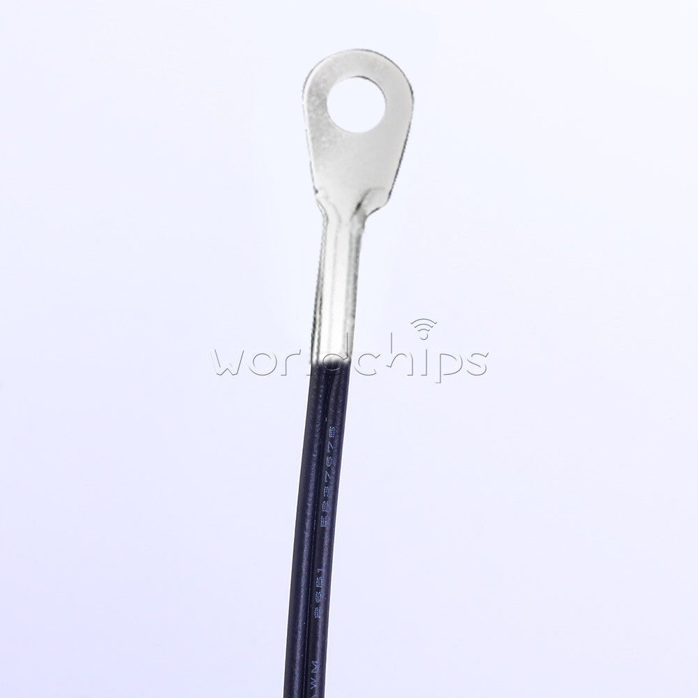 DC4-28V Thermometer Digital Temperature Sensor NTC Metal Probe Dual LED Display