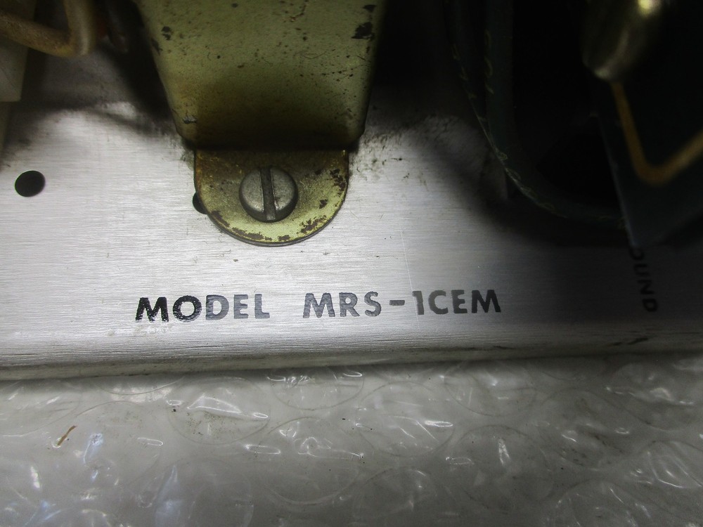 INDUSTRIAL SPARE MRS-1CEM RELAY MODULE UNMP
