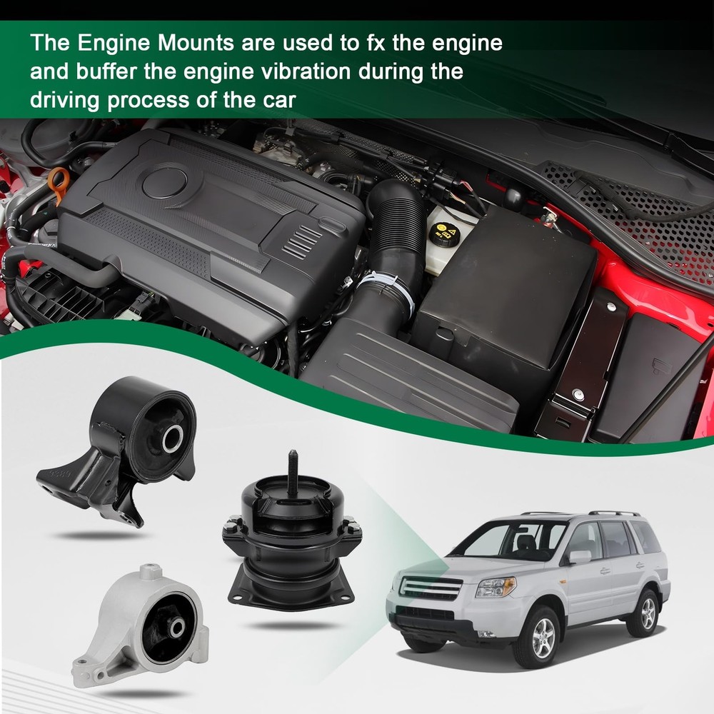 Engine Mount Trans Mounts Set for 2001-2006 MDX 2003-2008 Pilot A4519HY