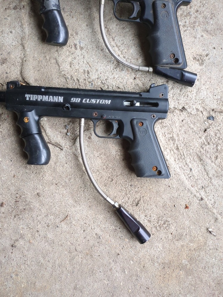 2 tippman 98 Custom Paintball Markers, Read Description!!!