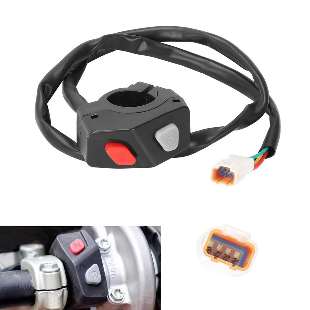 2 Buttom Start Switch Engine Stop Button Kill Switch for KTM EXC EXC 2 Function