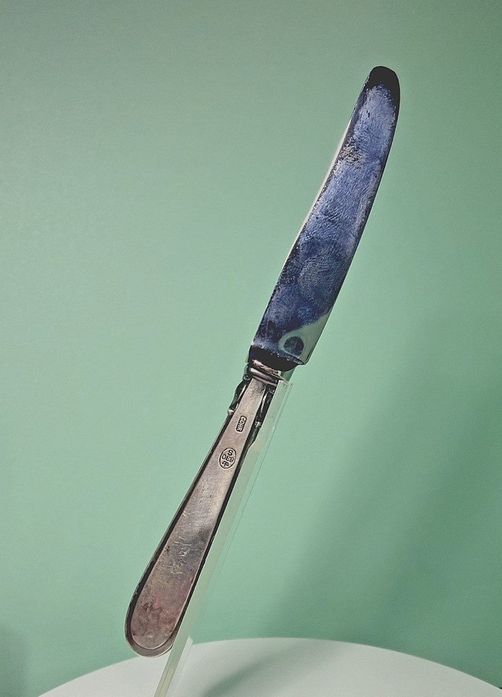 Danish 830 Silver Knife by Cohr – Mid-Century Modern Flatware, Denmark