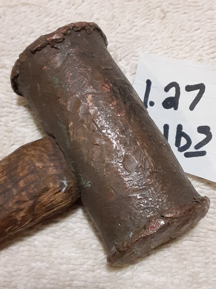 Vintage Eureka Copper Hammer 1.27 Lbs