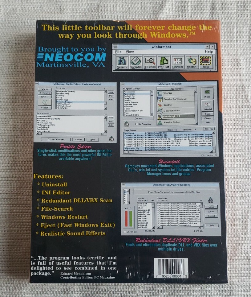 wInformant Windows Utility Pack Version 2.0 Factory Sealed Software