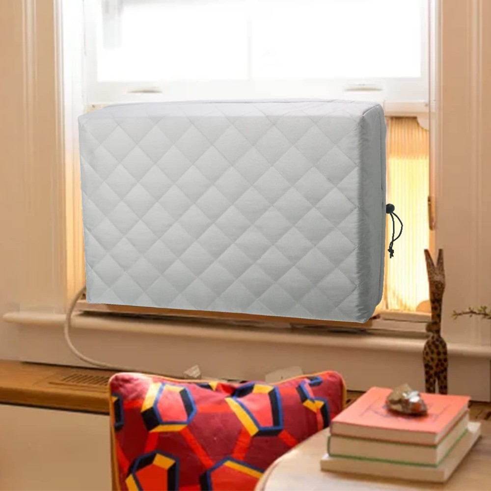 HOXHA 2 Pack Indoor Air Conditioner Cover for Window Units, Inside Window AC ...