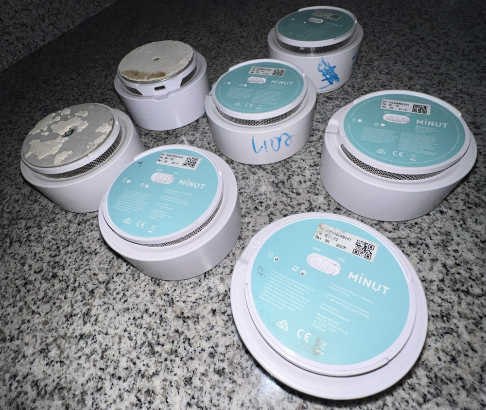 Minut MT-P2 Smart Home Sensor Rev 3H Qty:7
