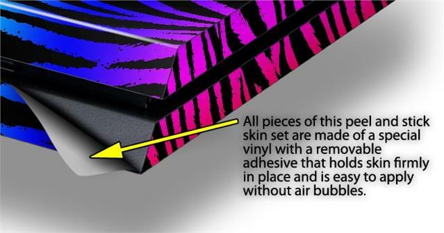 Skin for original PS4 Gaming Console Rainbow Zebra