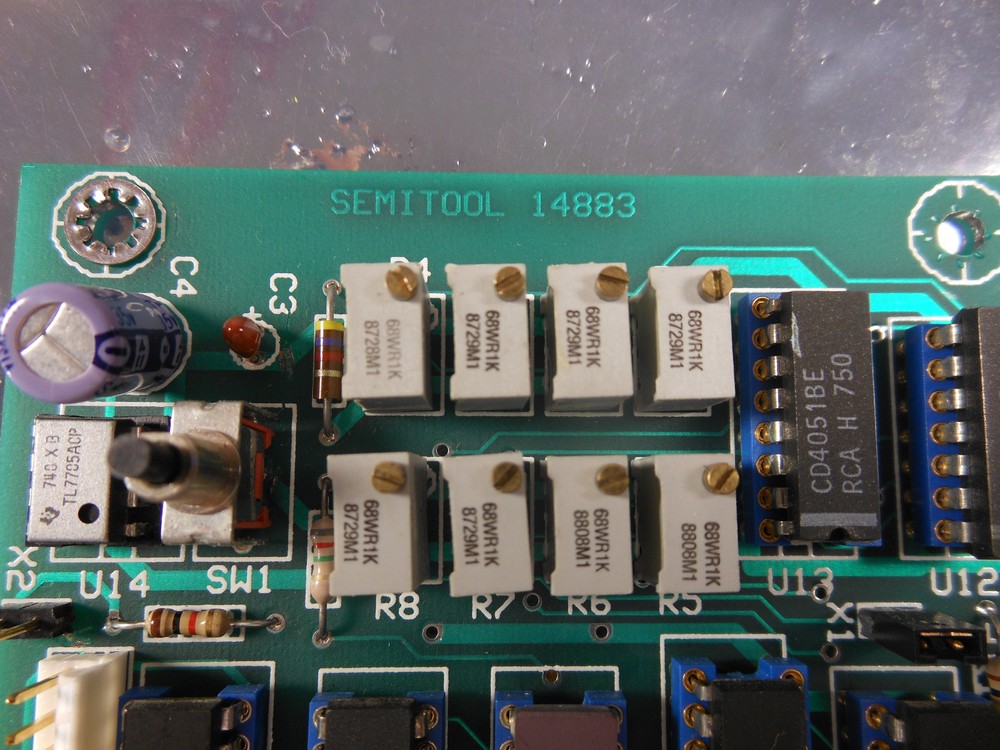 Semitool 14883 PC Board - Overtemp PCB Assy