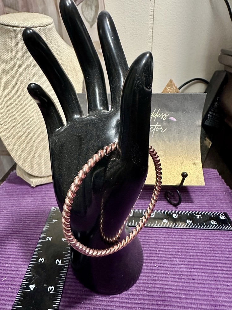 Copper Tensor Ring 3” Bracelet Hand Made
