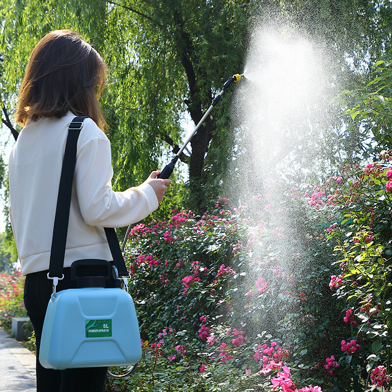 Battery Powered Backpack Sprayer Electric Back Pack Sprayer with 3 Spray Nozzles