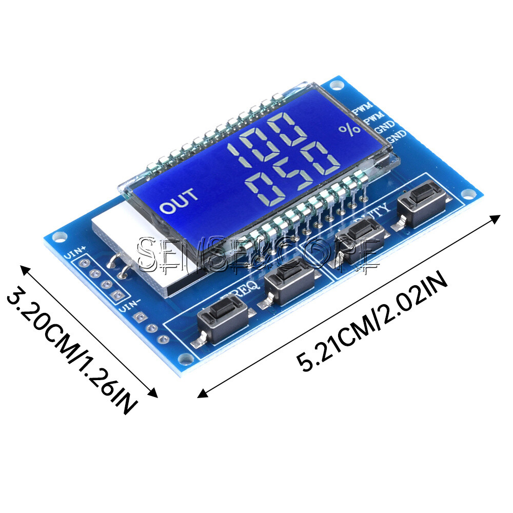 Signal Generator PWM Pulse Frequency Duty Cycle Adjustable Module Square Wave-