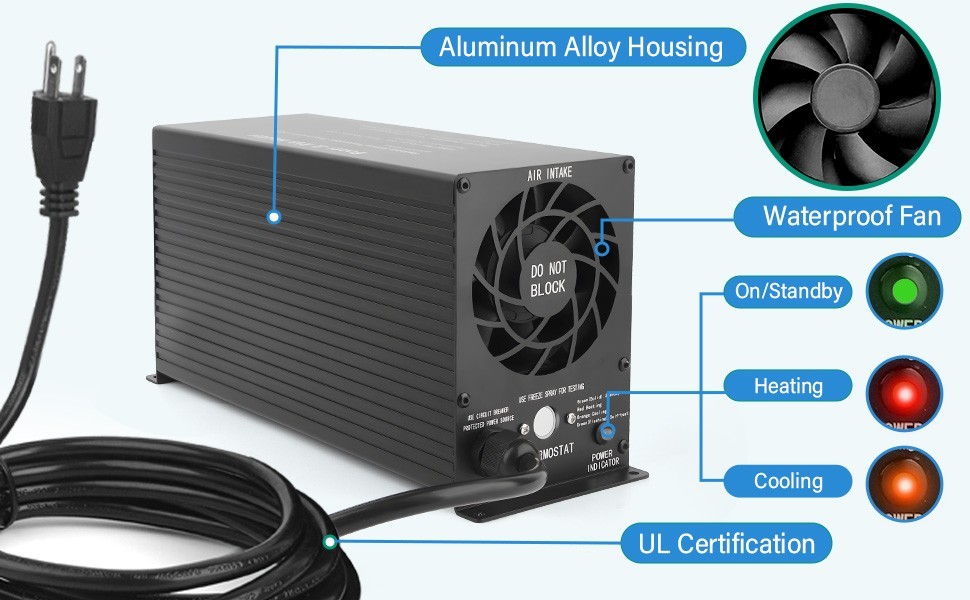 Boat Engine Compartment Heater 800W