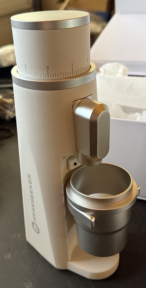 Starseeker EDGE Plasma Electric Coffee Grinder Aluminum Automatic Adjustable.