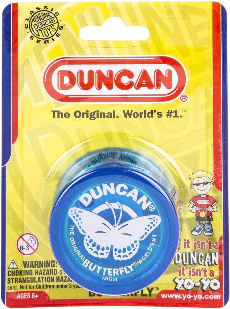 Vibrant Blue Butterfly Yo-Yo for Beginners - Perfect for Learning Tricks