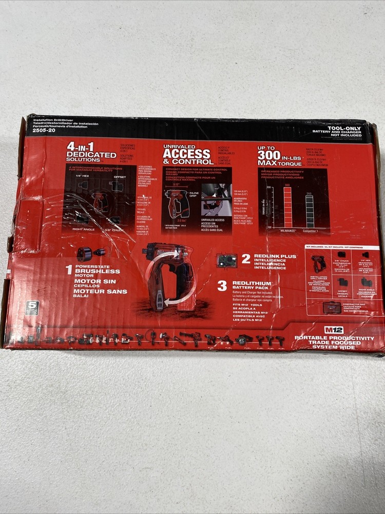 Milwaukee 2505-20 M12 FUEL Installation Drill/Driver